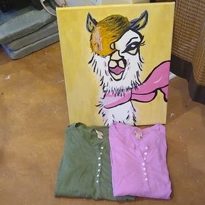 SOLD   2 Versatile Henley's